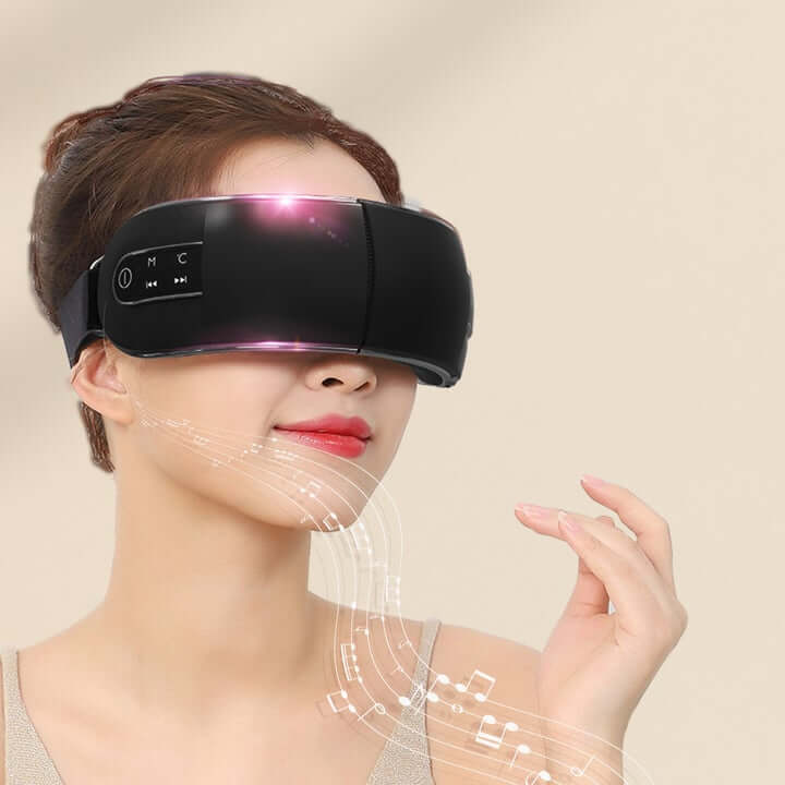 Bella2Bello Bella Electric Bluetooth 3D Eye Massager (Black) (English Voice) 10420 by Jupiter Gear