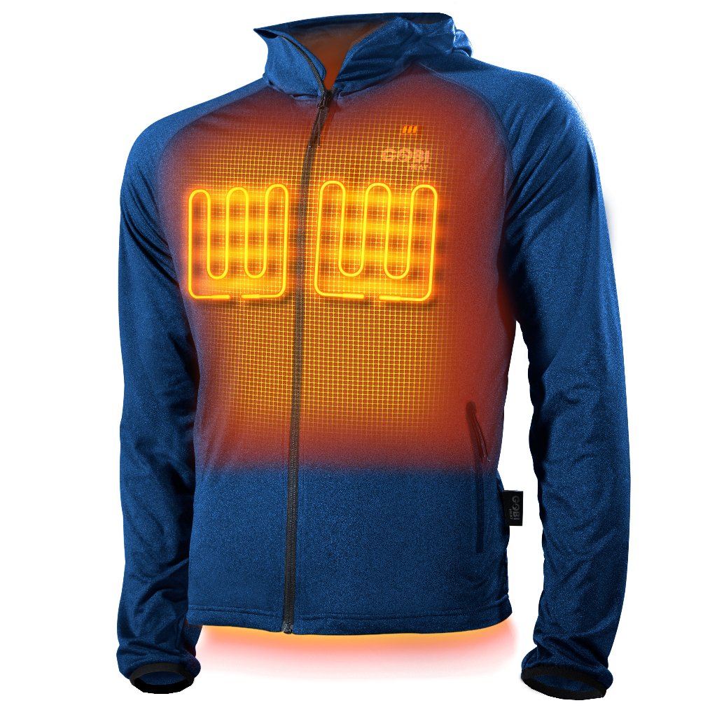 Apex Mens Heated Tech Hoodie by Gobi Heat