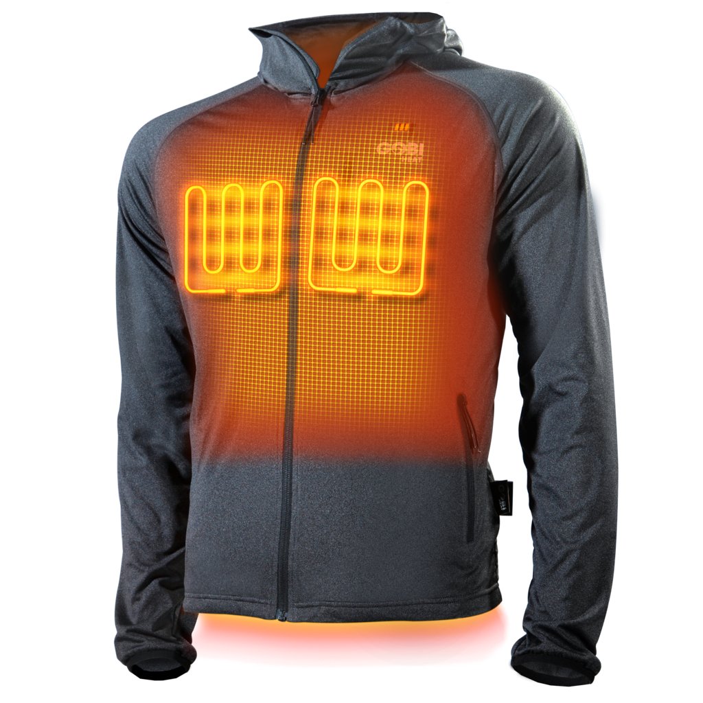 Apex Mens Heated Tech Hoodie by Gobi Heat