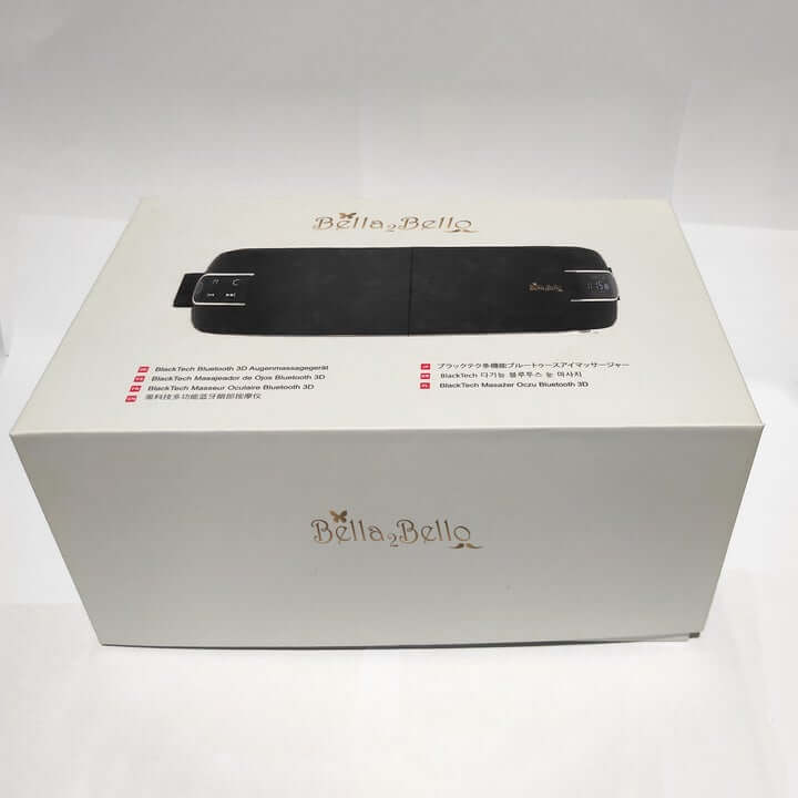 Bella2Bello Bella Electric Bluetooth 3D Eye Massager (Black) (English Voice) 10420 by Jupiter Gear