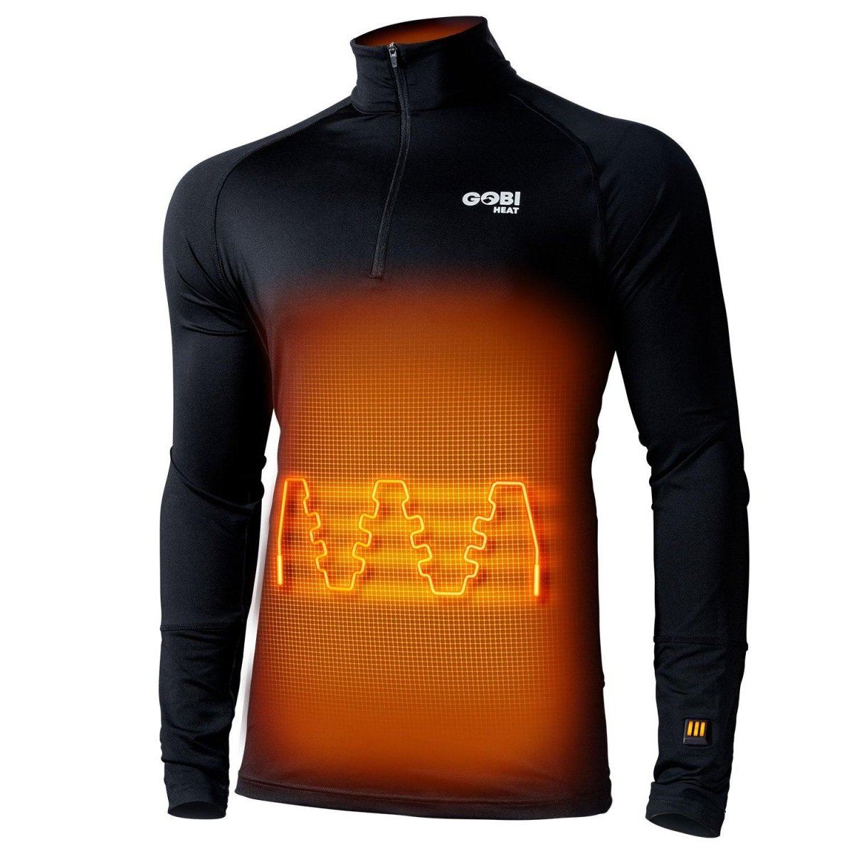 Basecamp Mens Heated Base Layer Shirt by Gobi Heat