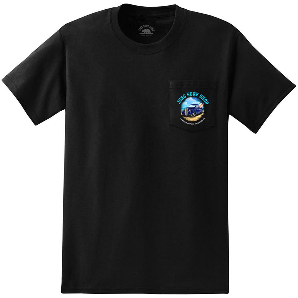 Joe's Surf Shop Surf Truck Heavyweight Pocket Tee by Joe's Surf Shop