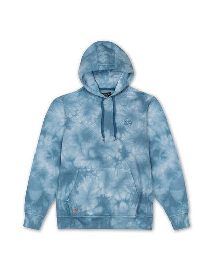 BAJA TRIP UP - BLUE TIE DYE HELSINKI HOODIE by Bajallama