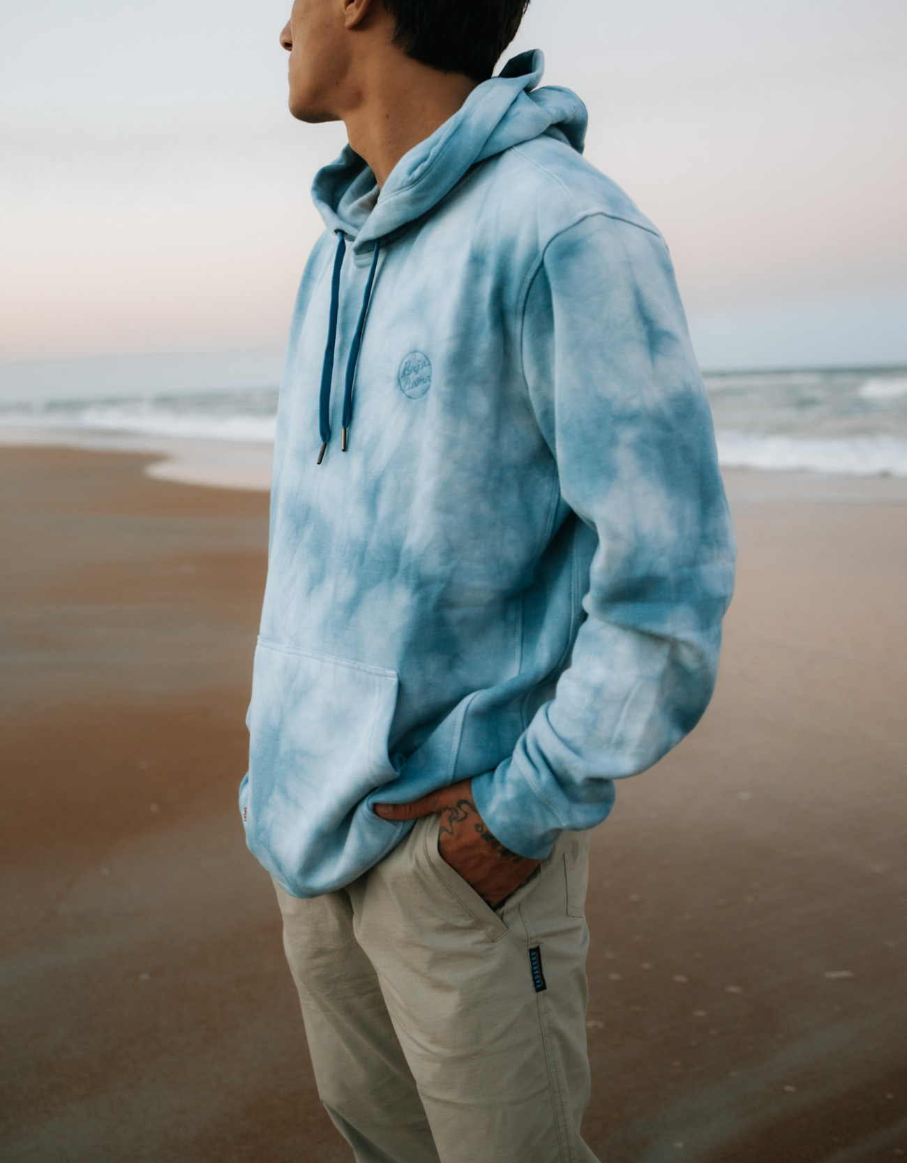 BAJA TRIP UP - BLUE TIE DYE HELSINKI HOODIE by Bajallama