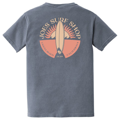 Joe's Sunset Scene Garment-Dyed Pocket Tee by Joe's Surf Shop