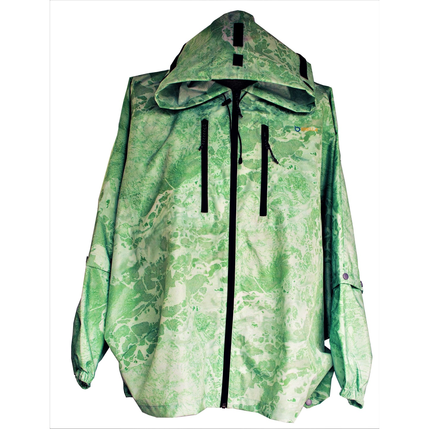 Brella 2015 Light Green Unisex Rain Jacket by The Brella Nation