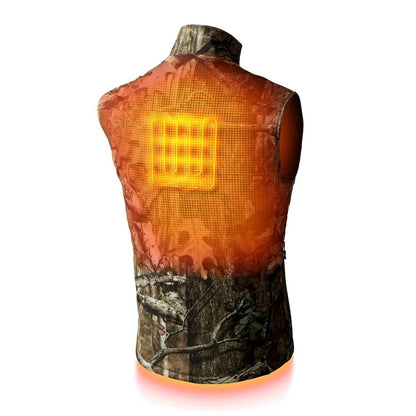 Colorado Mens Heated Hunting Vest-Mossy Oak Camo by Gobi Heat