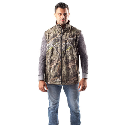 Colorado Mens Heated Hunting Vest-Mossy Oak Camo by Gobi Heat