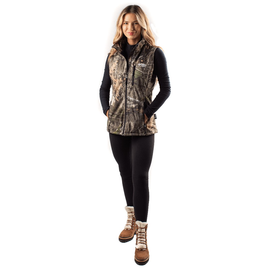 Colorado Womens Heated Hunting Vest - Mossy Oak Camo by Gobi Heat