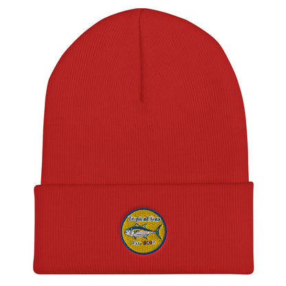 Tuna Tuna Tuna Fishing Beanie by Tropical Seas Clothing