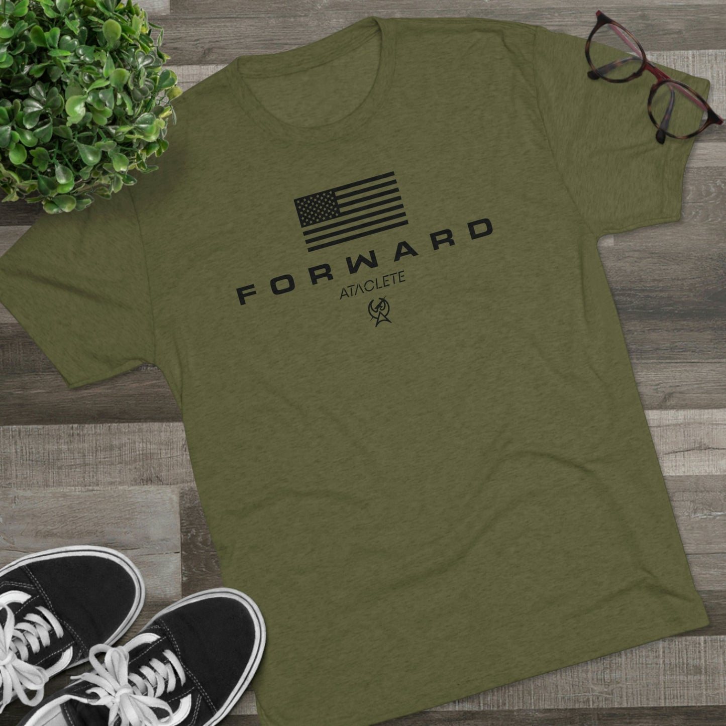 OD Green Men's FORWARD Flagship Tri-Blend Tee by ATACLETE