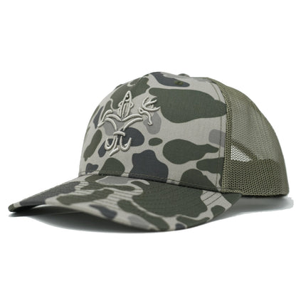 Sportsman Old School Camo Snapback by Sportsman Gear