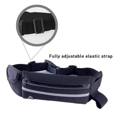 Velocity Water-Resistant Sports Running Belt and Fanny Pack for Outdoor Sports by Jupiter Gear