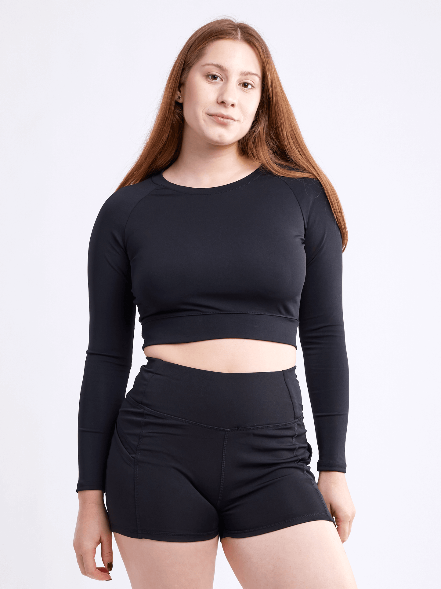 Long-Sleeve Crop Top by Jupiter Gear