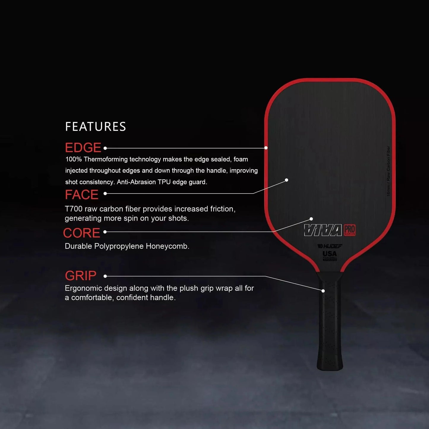 HUDEF Viva Pro (Power Paddle) by Hudef Sport