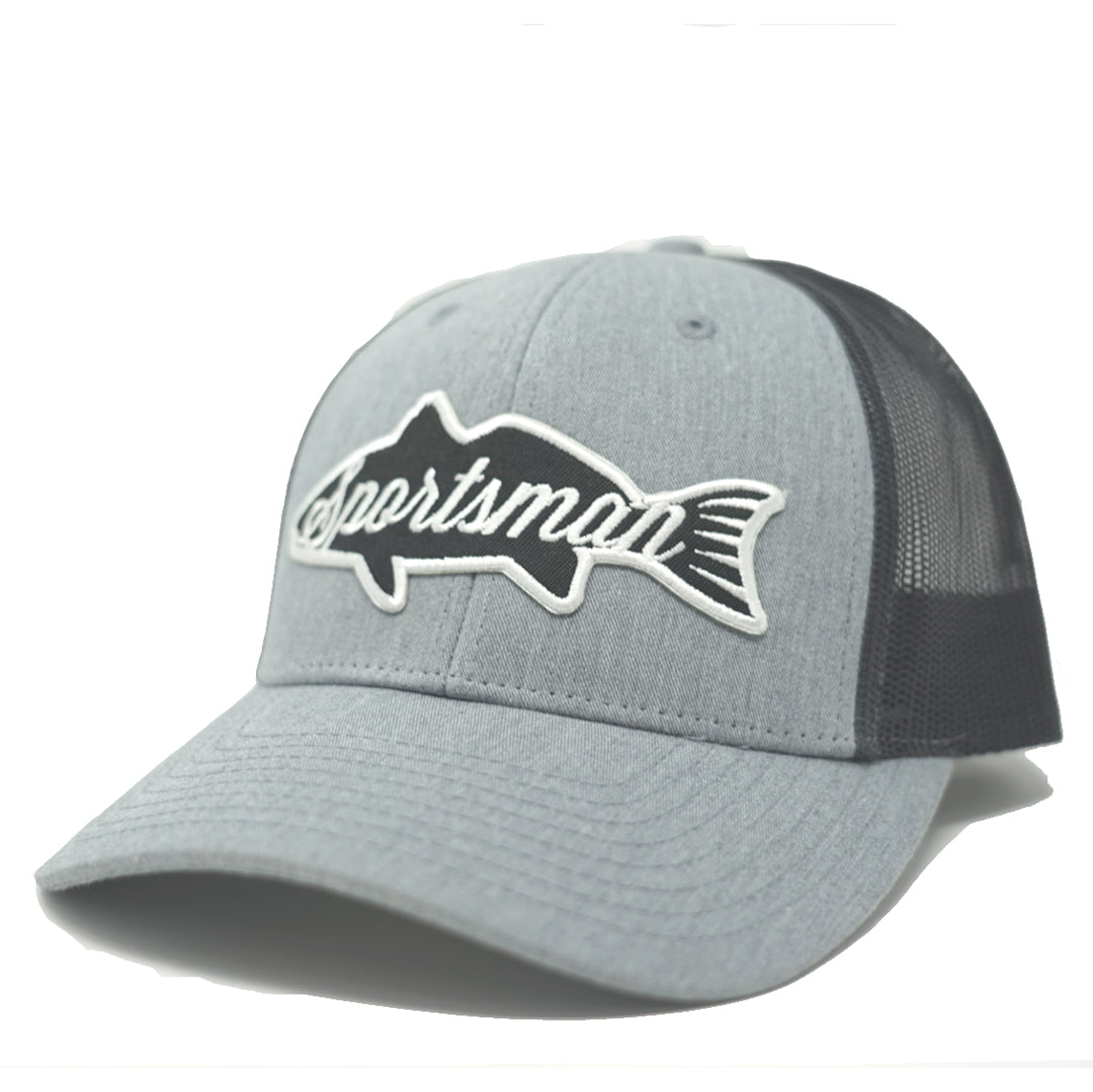 Fish Snapback Fishing Hat - Royal/White by Sportsman Gear