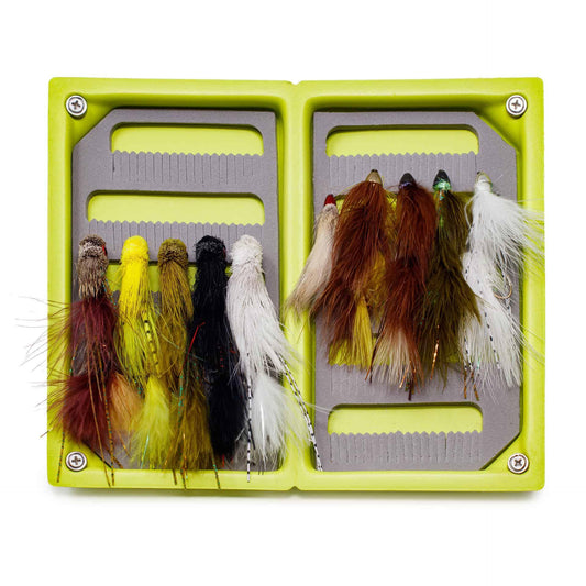 JHFLYCO Loaded Foam Fly Box - Assorted Large Streamer by Jackson Hole Fly Company