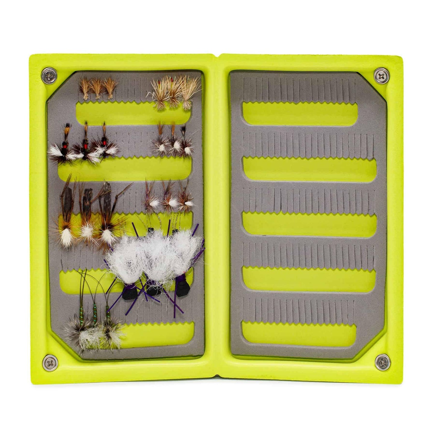 JHFLYCO Loaded Foam Fly Box - Standard Dry Fly by Jackson Hole Fly Company