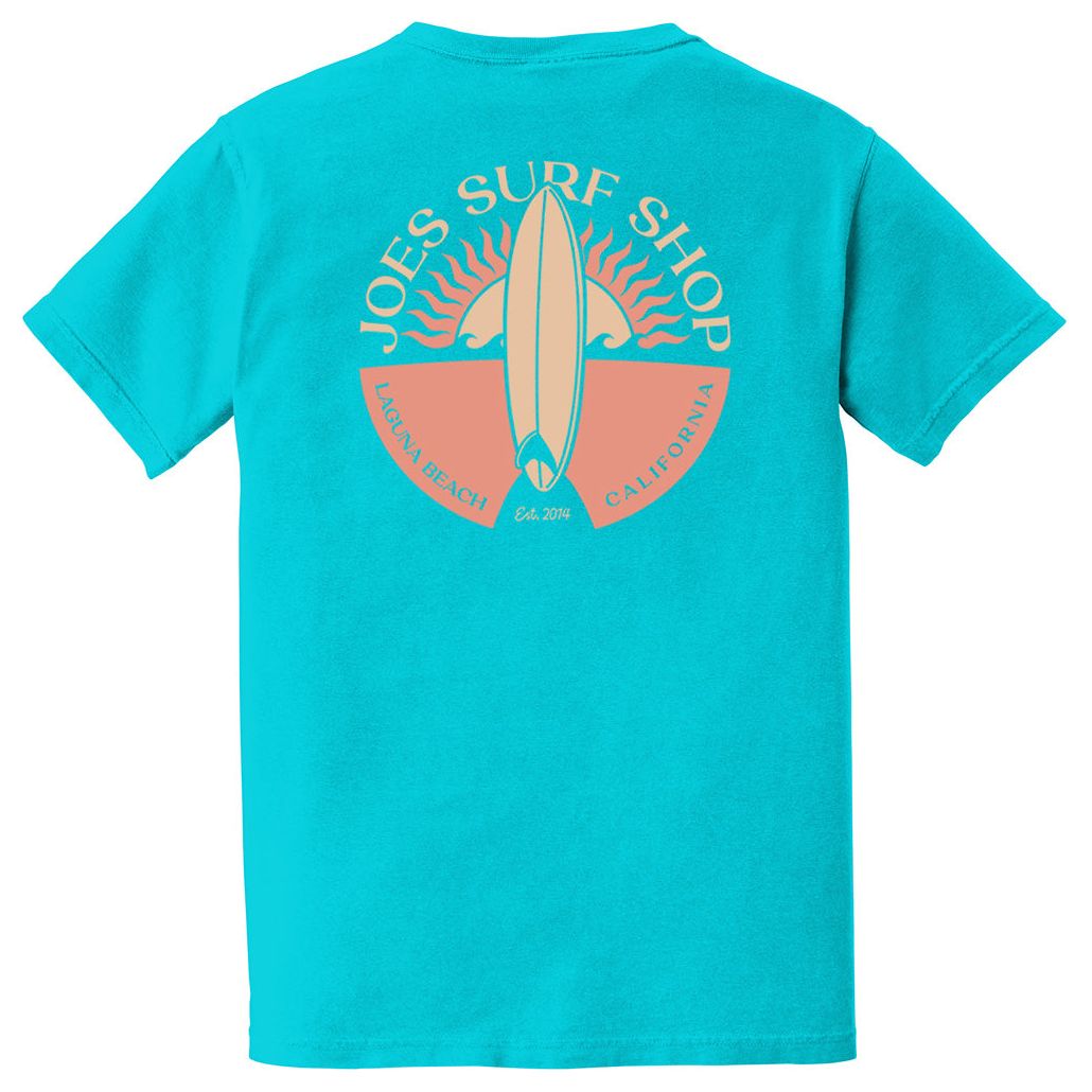 Joe's Sunset Scene Garment-Dyed Pocket Tee by Joe's Surf Shop