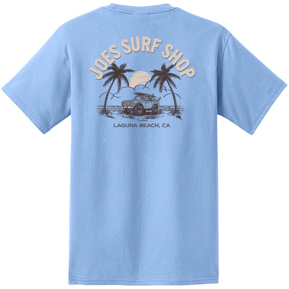 Joe's Surf Shop Early Bird Heavyweight Pocket Tee by Joe's Surf Shop