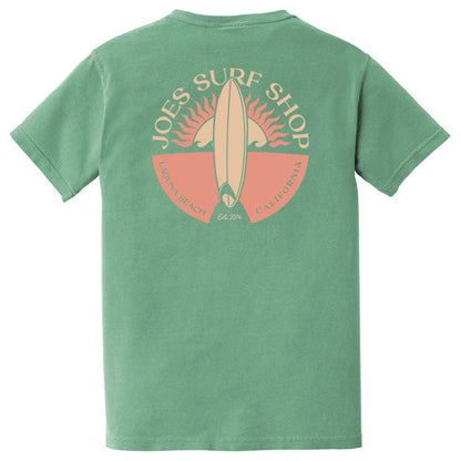 Joe's Sunset Scene Garment-Dyed Pocket Tee by Joe's Surf Shop