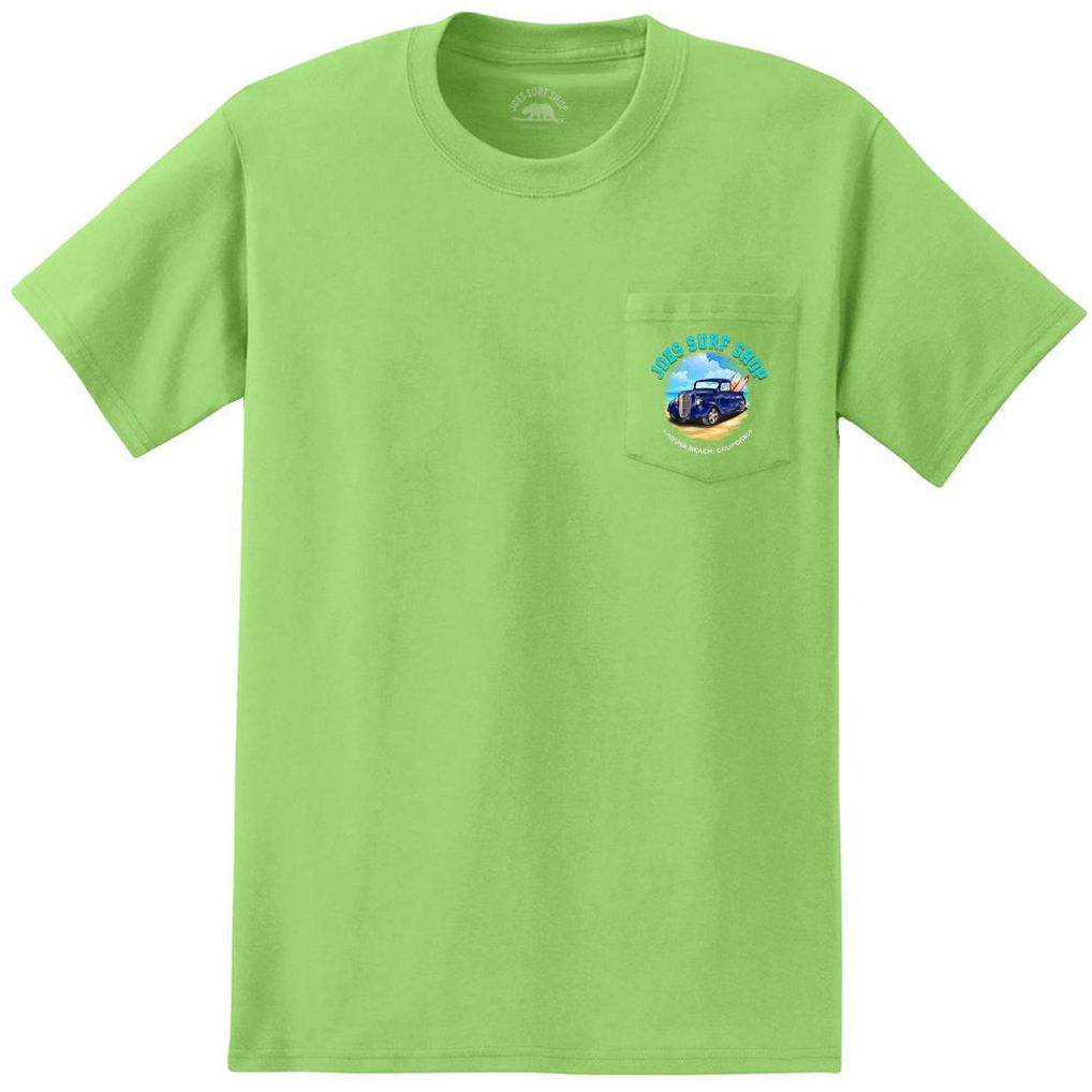 Joe's Surf Shop Surf Truck Heavyweight Pocket Tee by Joe's Surf Shop