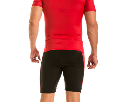 Insta Slim I.S.Pro USA Compression Activewear Color Block Shorts MA2211 by InstantFigure - InstaSlim - InstantRecoveryMD