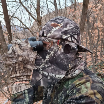 2-in-1 REAR Face Mask and Camo Hat (Fitted) by QuikCamo