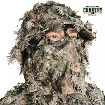 2-in-1 Leafy Face Mask and Bucket Hat (Adjustable, OSFM) by QuikCamo