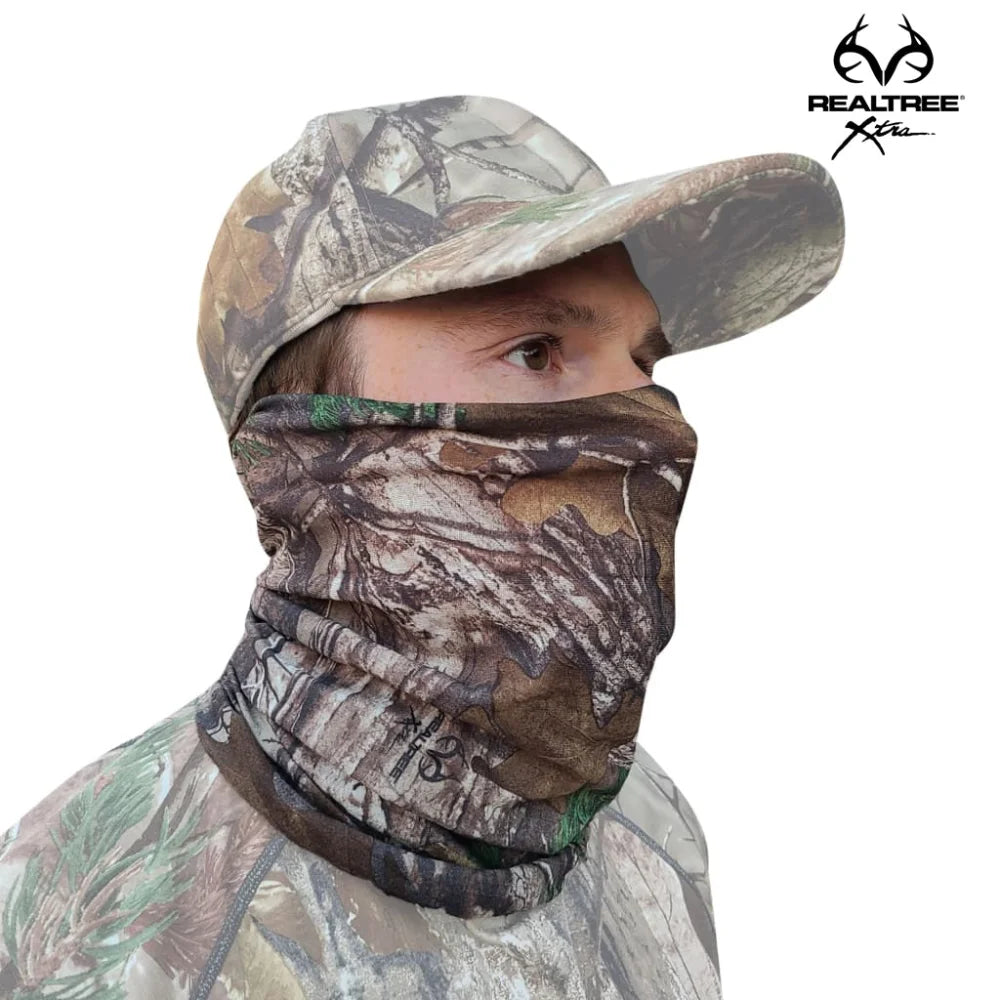 Multifunctional Face Mask Neck Gaiters (Stretch Fit, OSFM) by QuikCamo