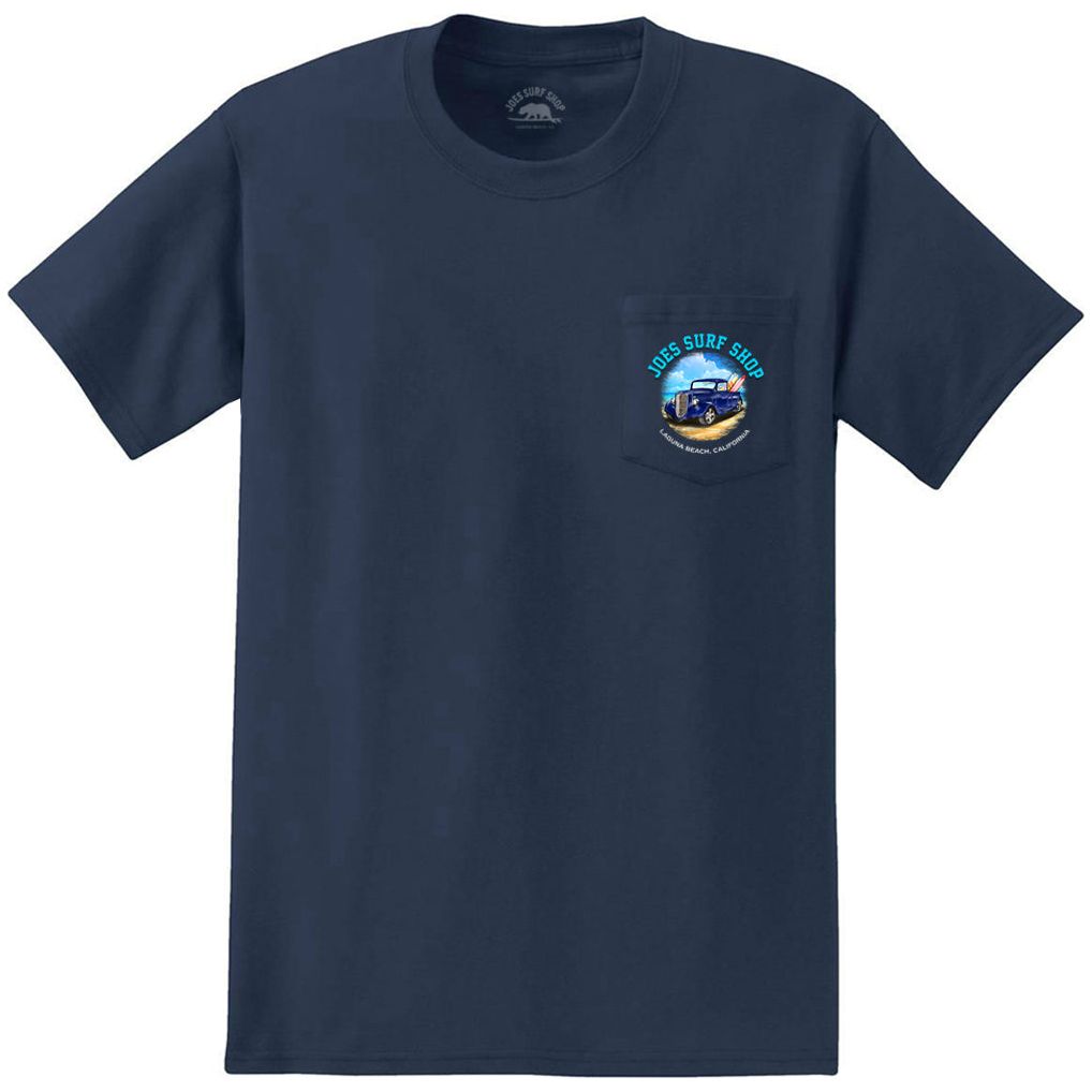 Joe's Surf Shop Surf Truck Heavyweight Pocket Tee by Joe's Surf Shop