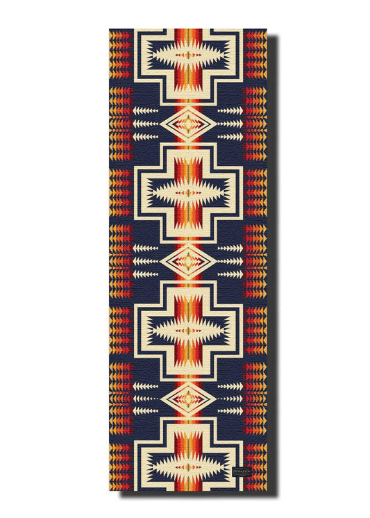 Pendleton x Yune Yoga Mat Harding Navy 5mm by Yune Yoga