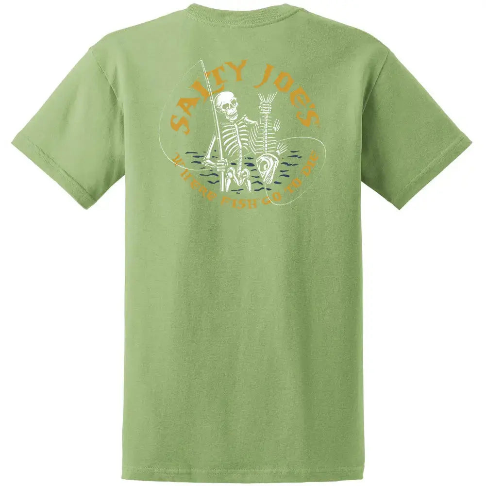 Salty Joe's Fishin' Bones Heavyweight Cotton Tee by Joe's Surf Shop