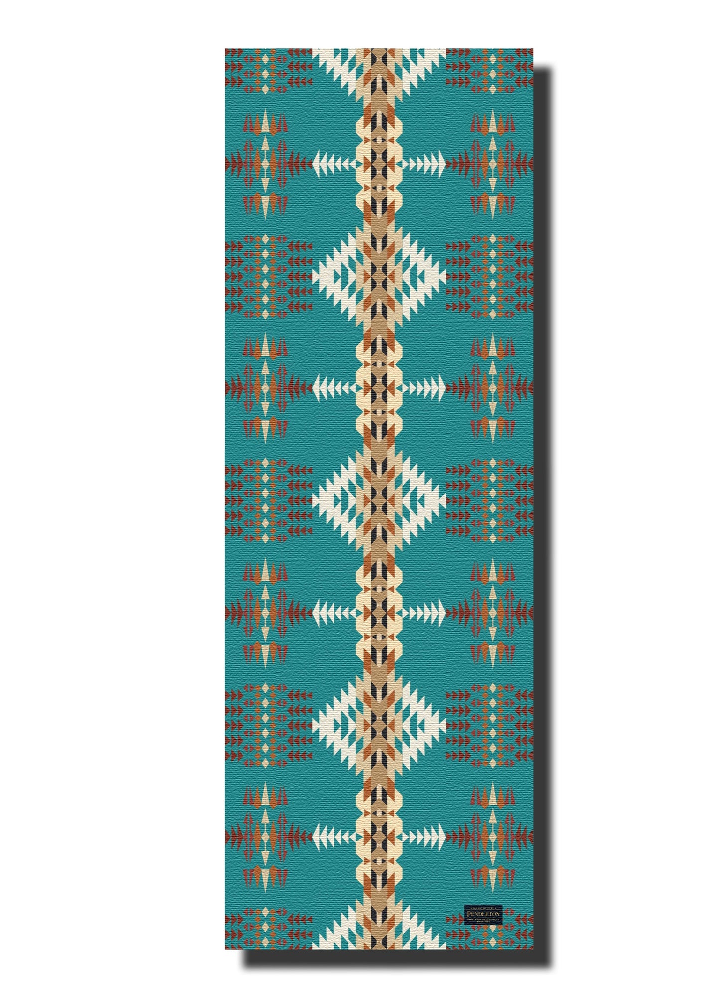 Ascend Yoga Mat Pendleton Rancho Arroyo Turquoise Mat by Yune Yoga