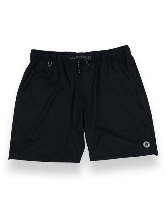 RELAXPLORATIONS - BLACK  ATHLEISURE SHORTS by Bajallama