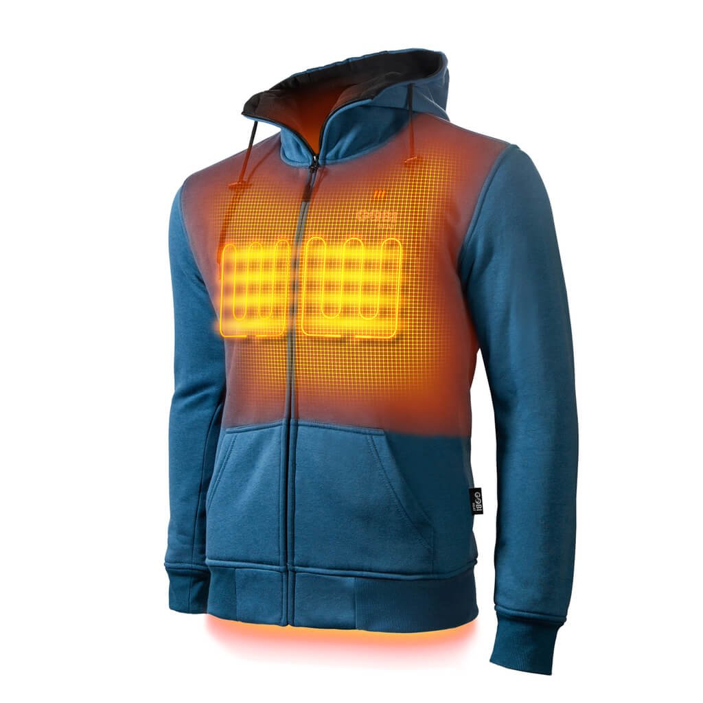 Ridge Mens Heated Hoodie by Gobi Heat