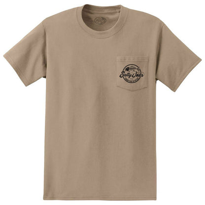 Salty Joe's Skeleton Hook Heavyweight Pocket Tee by Joe's Surf Shop