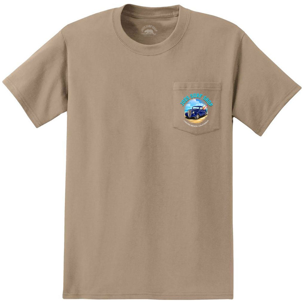 Joe's Surf Shop Surf Truck Heavyweight Pocket Tee by Joe's Surf Shop