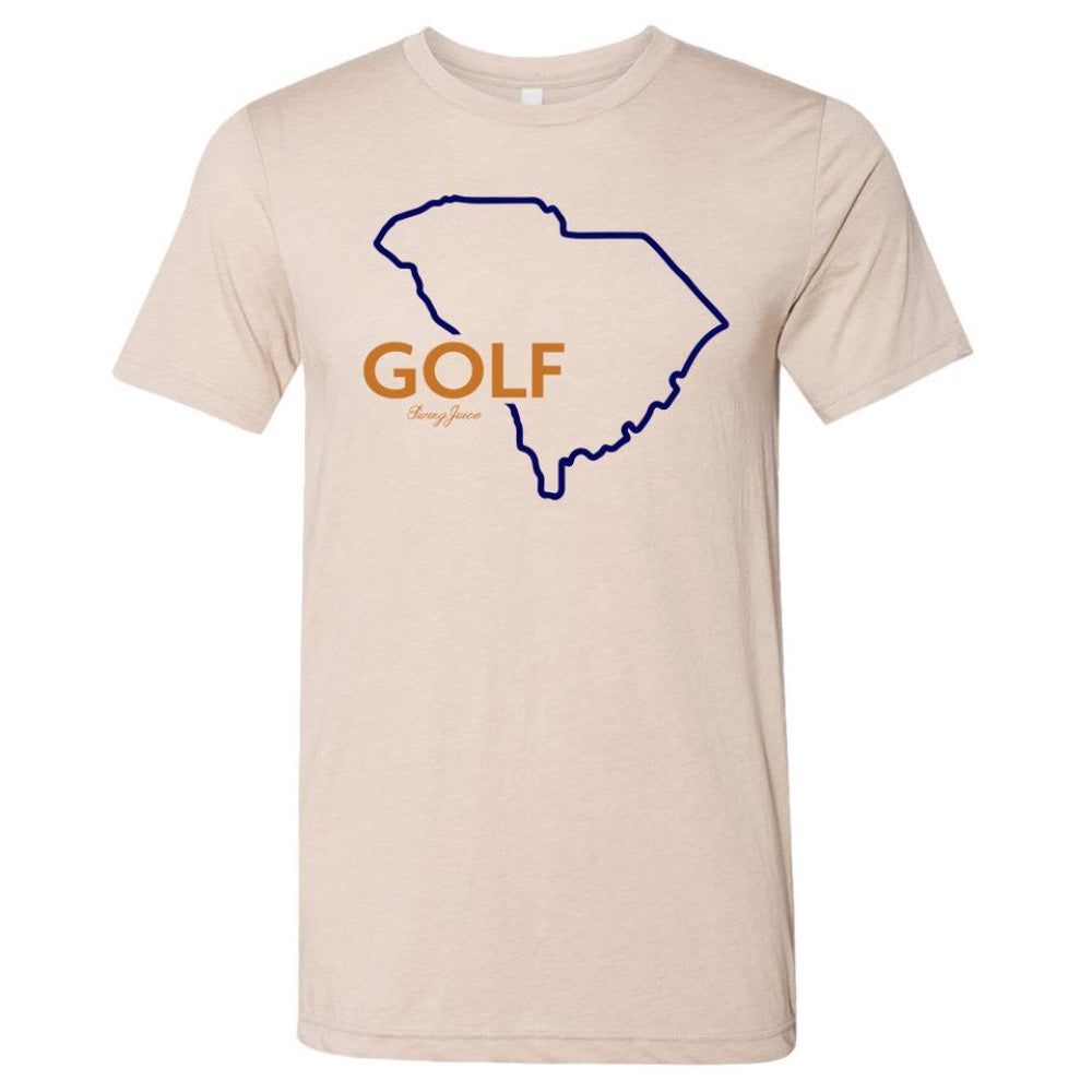 Golf South Carolina Unisex T-Shirt by SwingJuice LLC