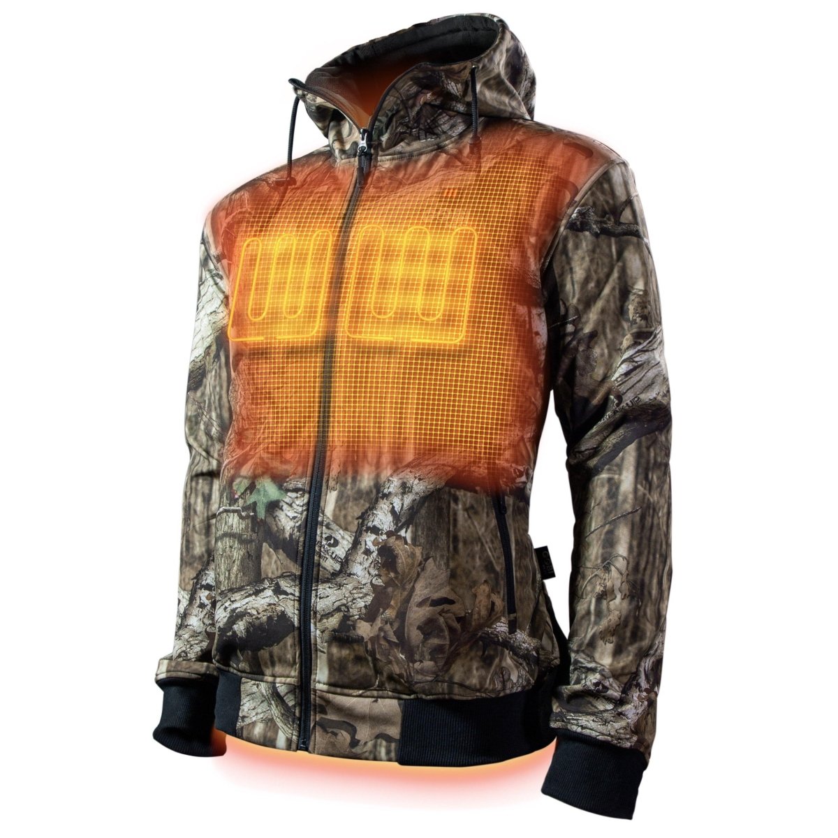 Shadow Heated Hunting Hoodie - Mossy Oak Camo by Gobi Heat