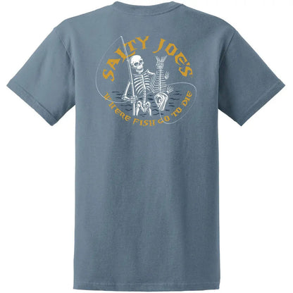 Salty Joe's Fishin' Bones Heavyweight Cotton Tee by Joe's Surf Shop