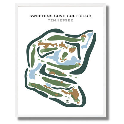 Sweetens Cove Golf Club, Tennessee - Printed Golf Courses by Golf Course Prints