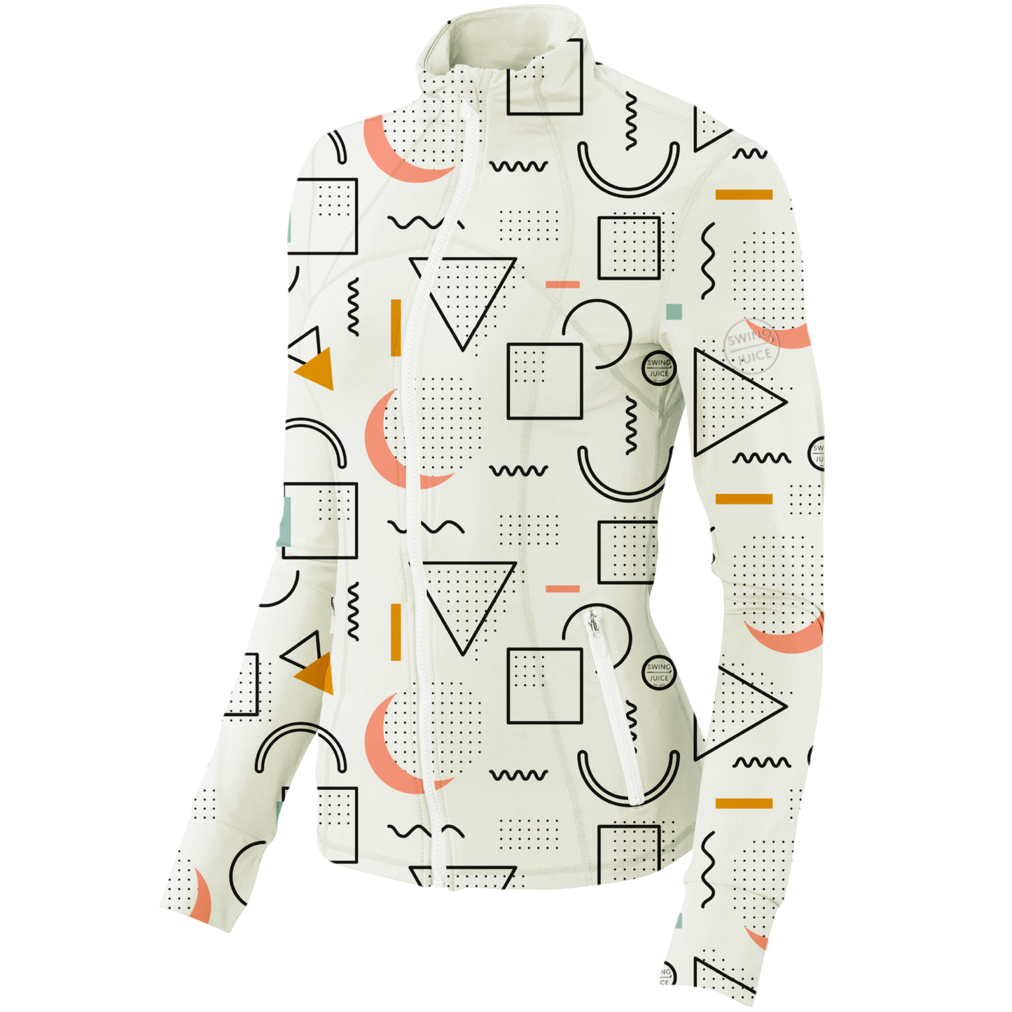 Golf 90's Golf Women's Full Zip by SwingJuice LLC