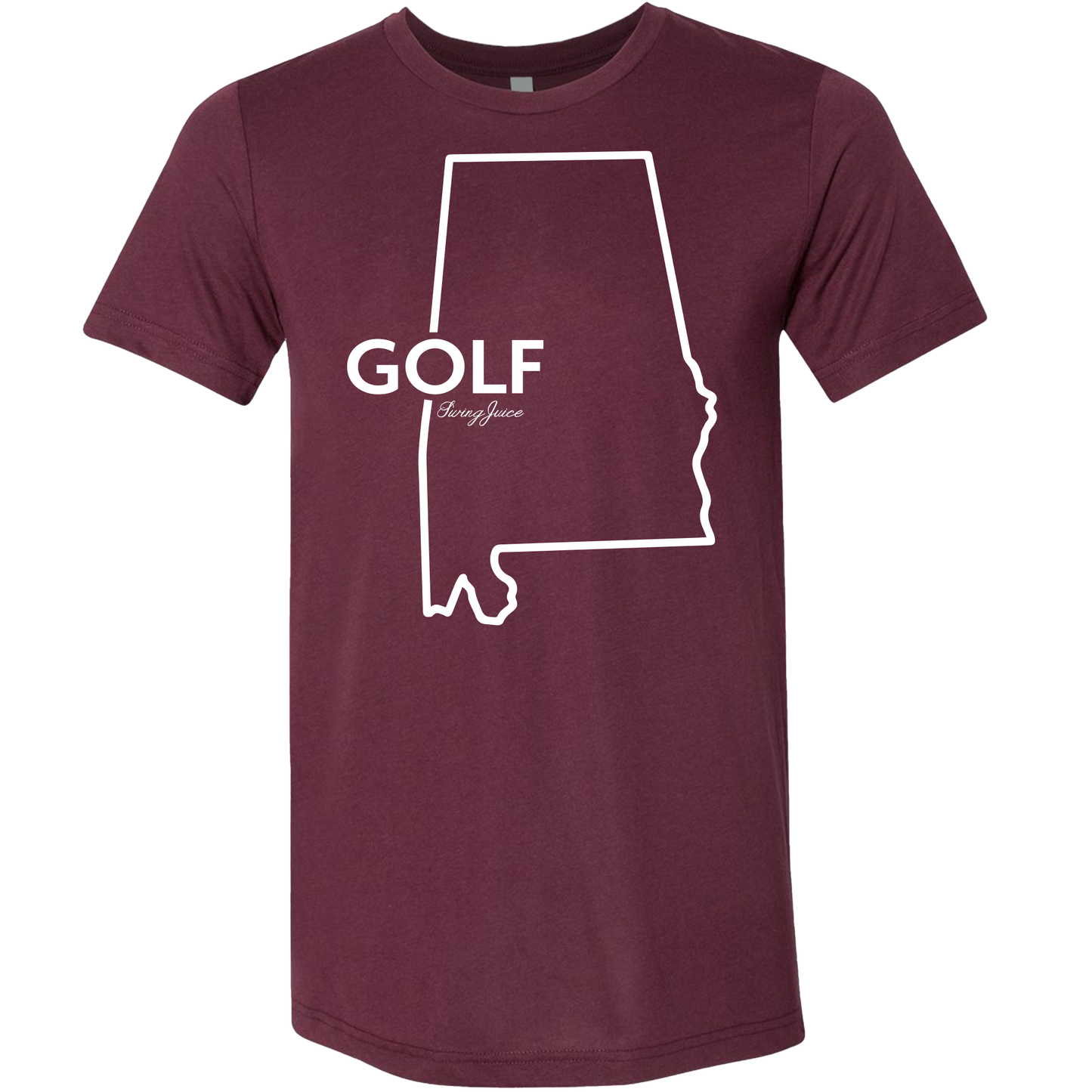 Golf Alabama Unisex T-Shirt by SwingJuice LLC