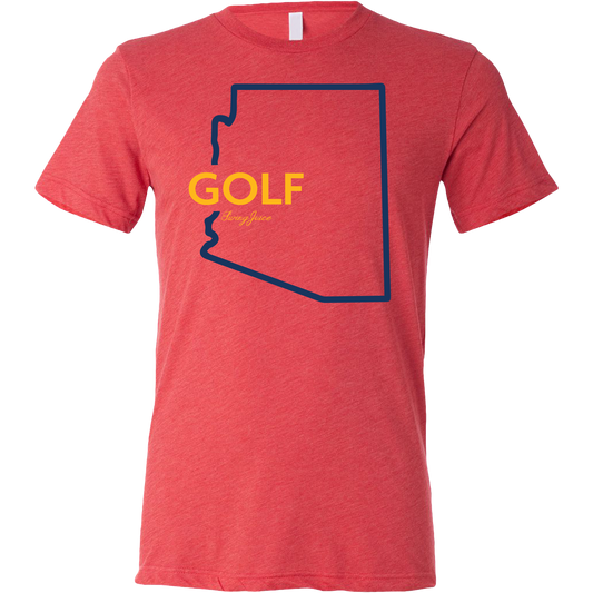 Golf Arizona Unisex T-Shirt by SwingJuice LLC