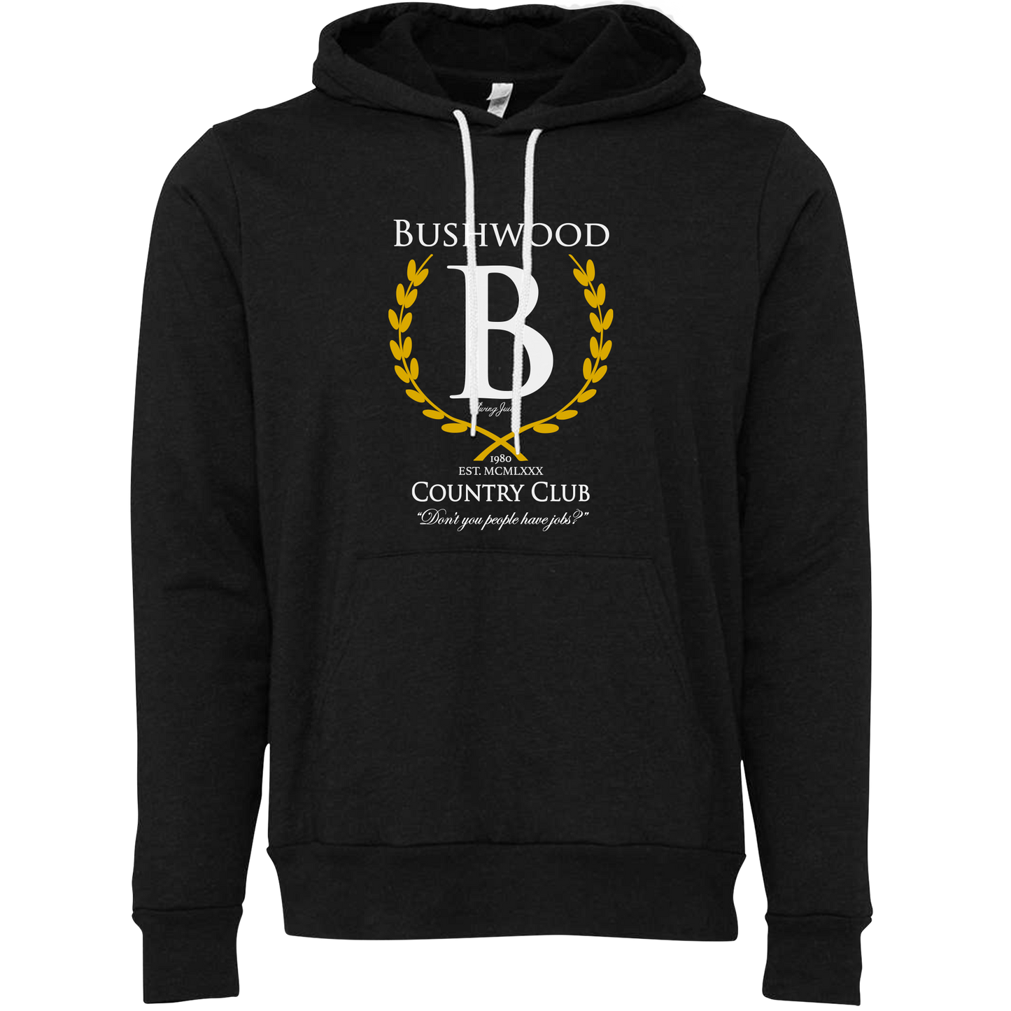 Golf Bushwood Country Club Unisex Hoodie by SwingJuice LLC