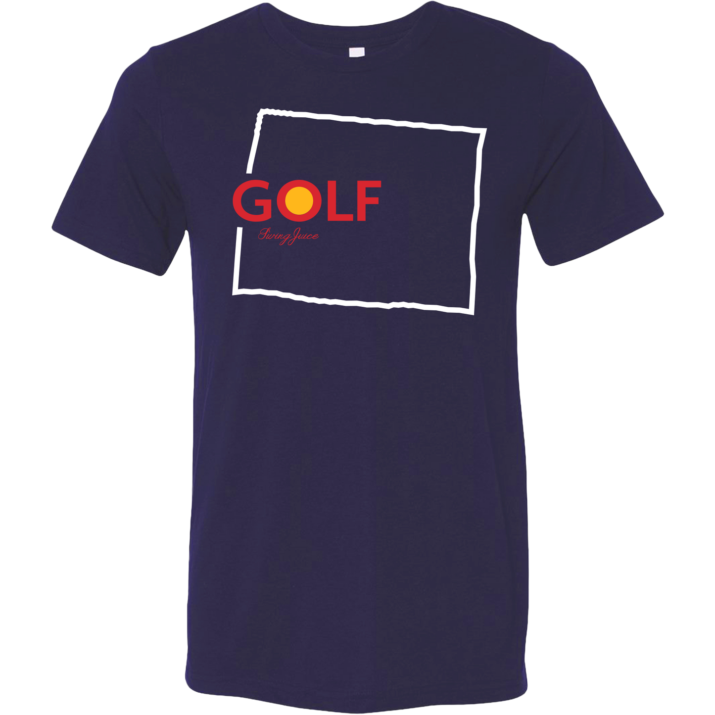 Golf Colorado Unisex T-Shirt by SwingJuice LLC