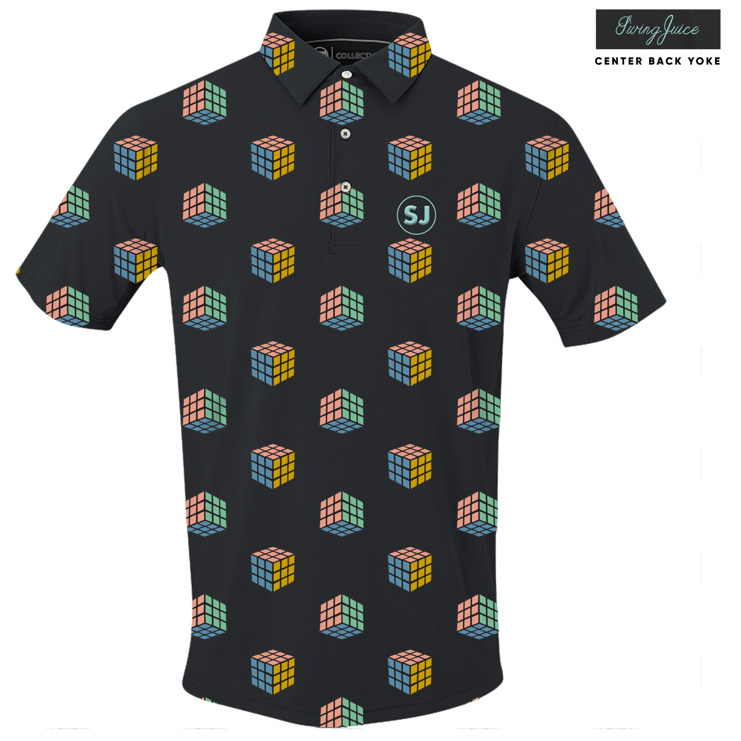 Golf Gamescape Men's Polo by SwingJuice LLC