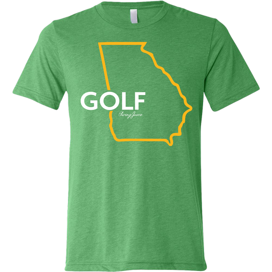 Golf Georgia Unisex T-Shirt by SwingJuice LLC