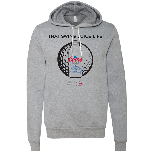 Golf Coors Light Unisex Hoodie Grey by SwingJuice LLC